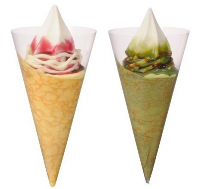 MINISTOP日本迷你島便利商店 - 抹茶黑糖蜜霜淇淋可麗餅 / 藍莓乳酪霜淇淋可麗餅