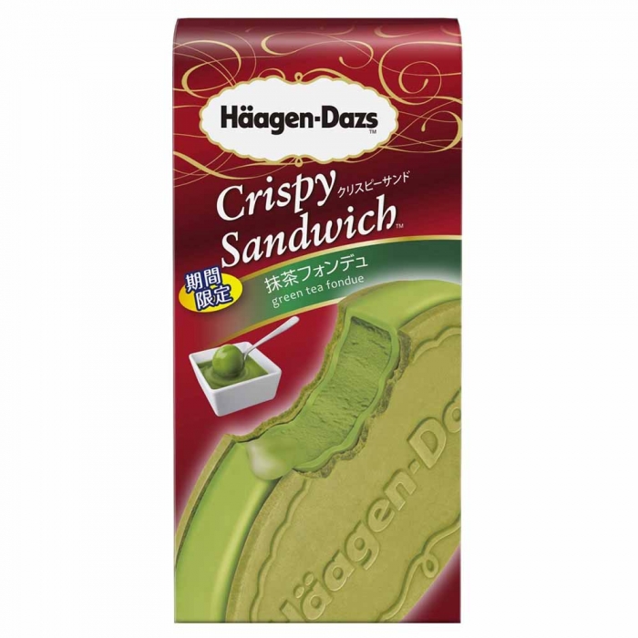 Häagen-Dazs日本哈根達斯 - 抹茶巧克力火鍋Crispy Sandwich酥脆三明治冰淇淋夾心